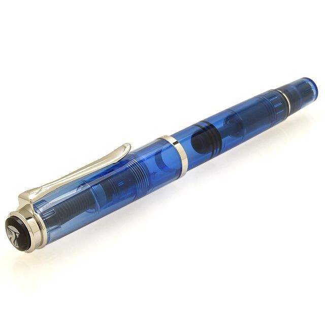 PELIKAN Fountain Pen Classic M205 Blue Demonstrator EF / F / M / B