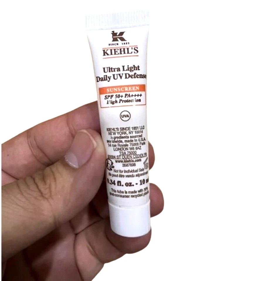 10X Kiehl's Ultra Light Daily UV Defense Sunscreen SPF 50+ PA++++ 10 ml+TRACKING - Image 4 of 4