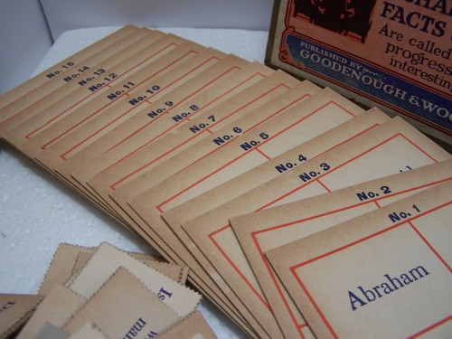 Vintage The Game of Bible Lotto-Goodenough & Woglom Co New York - Picture 4 of 10