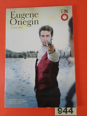 Englisches Nationalopernprogramm Eugene Onegin von Tschaikowsky
