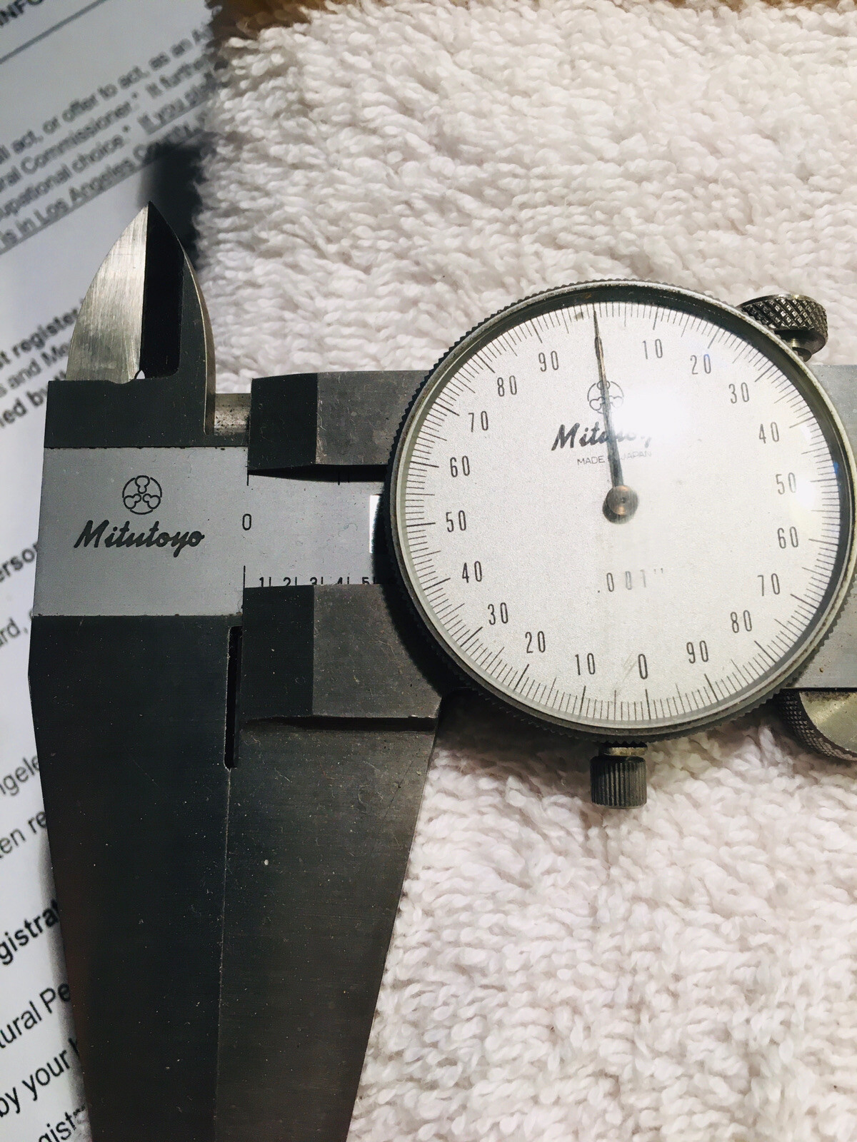 MITUTOYO 12" Inch Dial Caliper No. 505628, .001" Good Condition, Made in Japan eBay