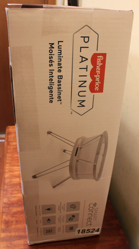 Fisher-Price Platinum- Luminate Smart Bassinet - White GHP38 #18521 - Picture 3 of 4