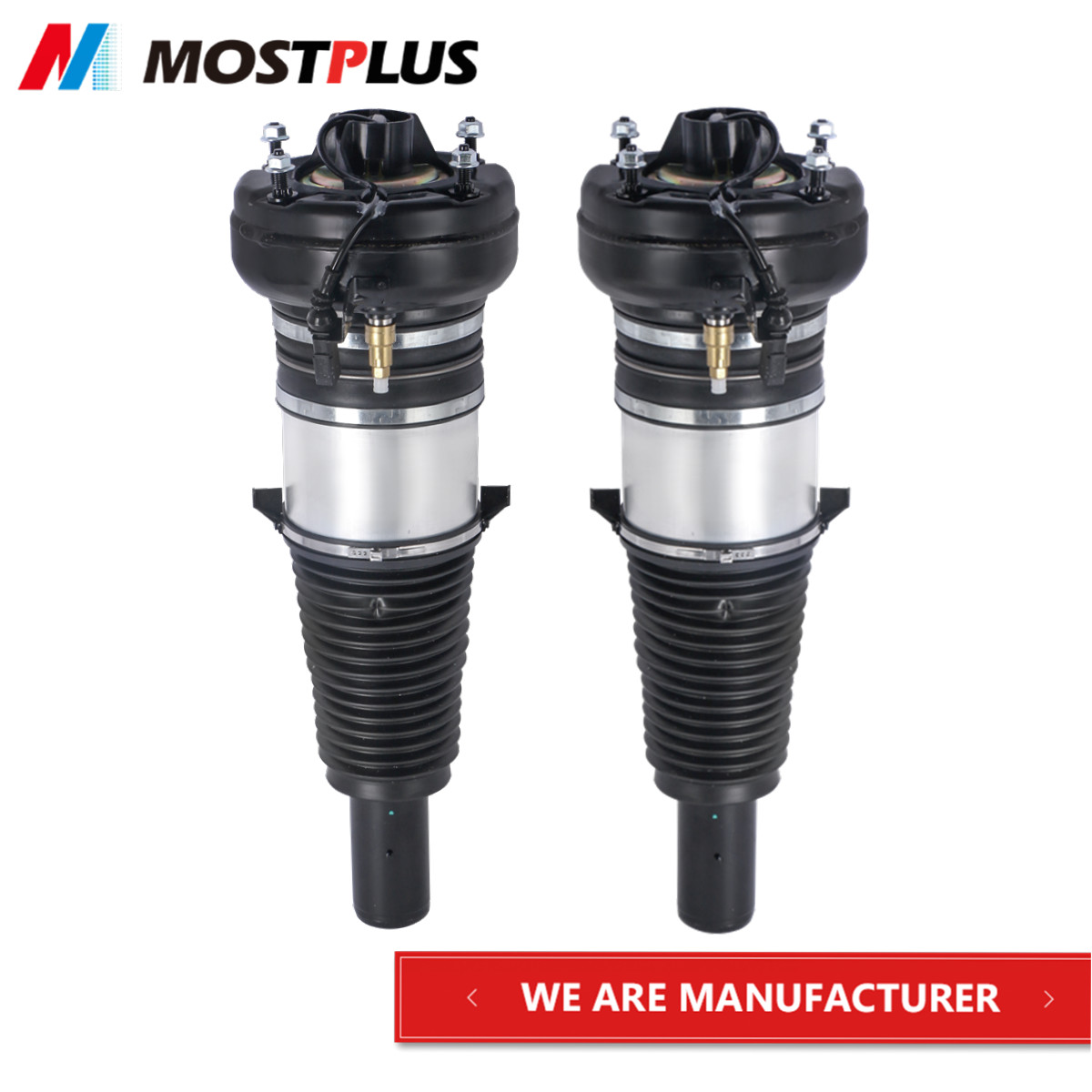Pair Front Air Suspension Struts For Audi A6 S6 A7 A8 Quattro Bentley Mulsanne