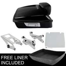 Chopped Trunk Pad Plate Mount Docking Hardware Fit For Harley Touring 14-25