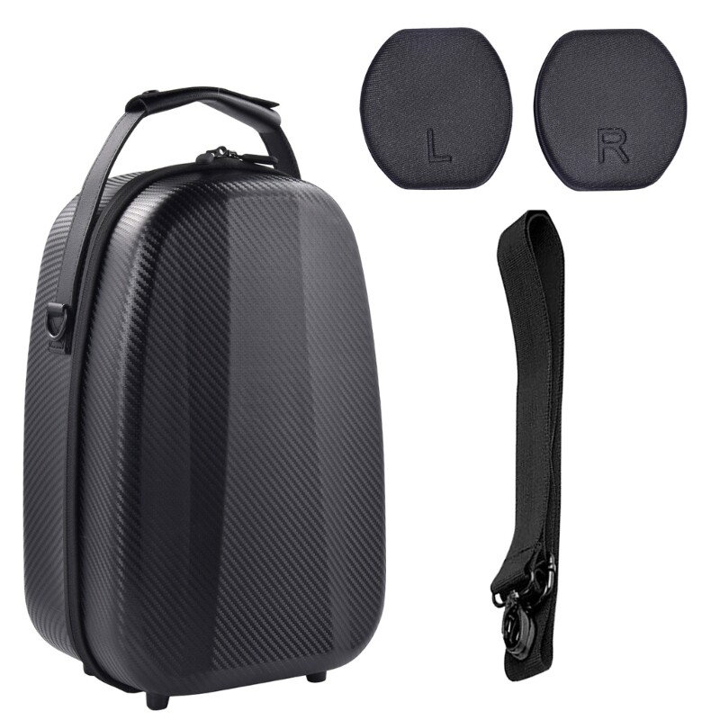 VR2 Headset Travel Case with Lens Caps and Controller Shells  -image
