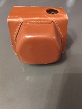 Vintage leather camera case good condition As Pictured