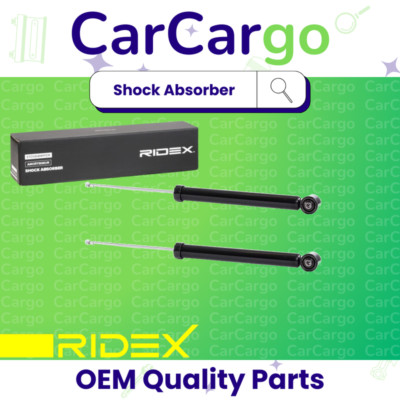 Pair X2 Rear Shock Absorbers Gas for AUDI A1 2010 - 2018 OE Quality Ridex