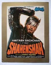 SHAHENSHAH :Bollywood original Pressbook /Booklet India 1988 Amitabh Bachchan