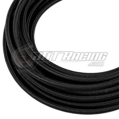 AN20 20AN Black Nylon Braided Stainless Steel Hose HIGH QUALITY 15FT Feet Length
