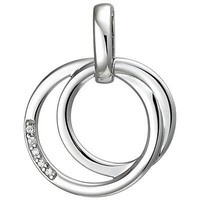 AnhäNger Aus 925 Silber Mit 5 Zirkonia SilberanhäNger Halsschmuck Kreise