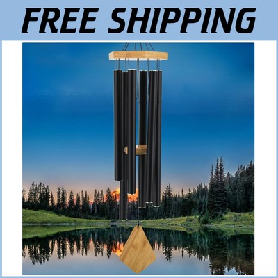 Unique Hand-Tuned Wind Chimes, 36-Inch Deep Tones - Wedding & Housewarming Gifts
