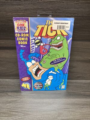 The Tick vs The Uncommon Cold CD ROM For Windows and Mac 1996 **Sealed/New**