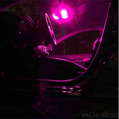 For Kia Soul 2014-2016 Pink Interior LED Light Package Kit + Pink License Light - Picture 9 of 11