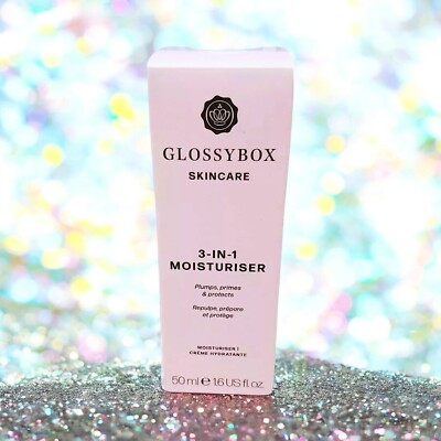 GLOSSYBOX SKINCARE 3-in-1 Moisturiser - Full Size 1.6 fl oz. New in Box