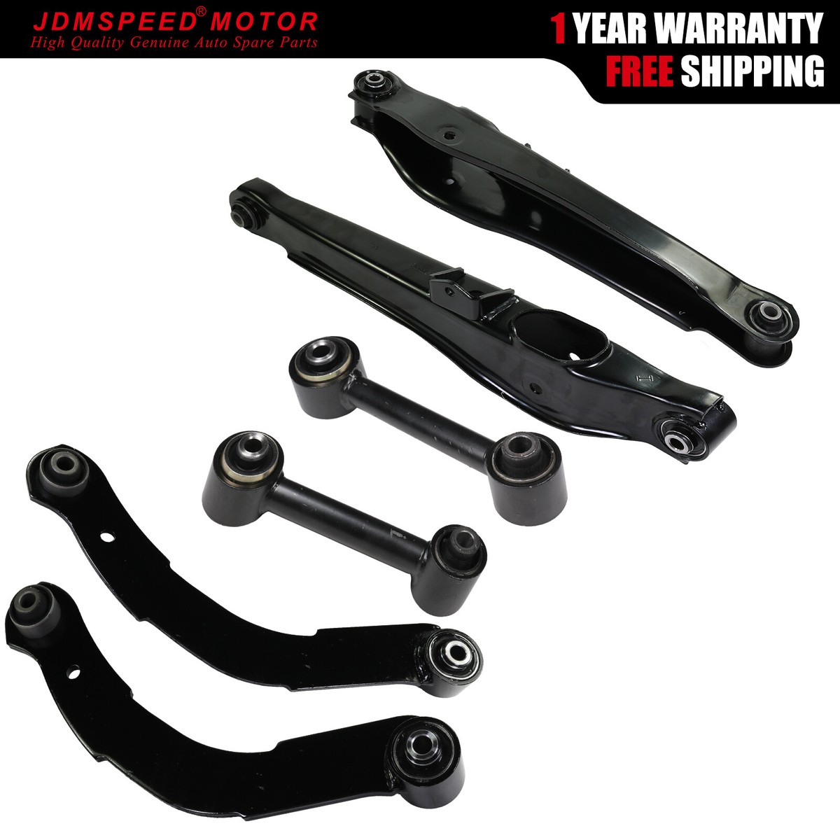A-Premium 2 x Rear Lower Forward Suspension Lateral Arm, Compatible with Jeep Compass 2007-2017, Patriot 2007-2017 & Mitsubishi Outlander 2003-2006
