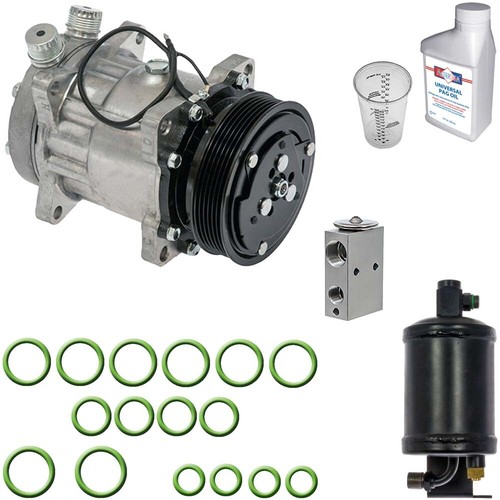 Omega AC Compressor w/ A/C Repair Kit For Jeep Cherokee Comanche 1987