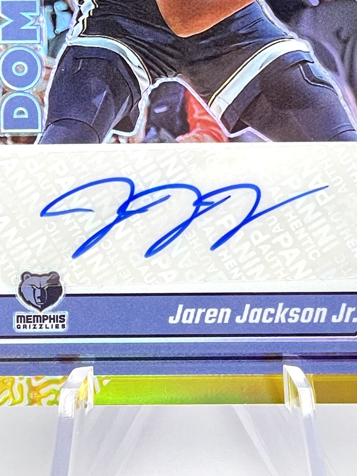 2023-24 Donruss Optic JAREN JACKSON JR DOMINATORS GOLD /10 AUTO SSP 🔥🔥🔥 - Image 3 of 4