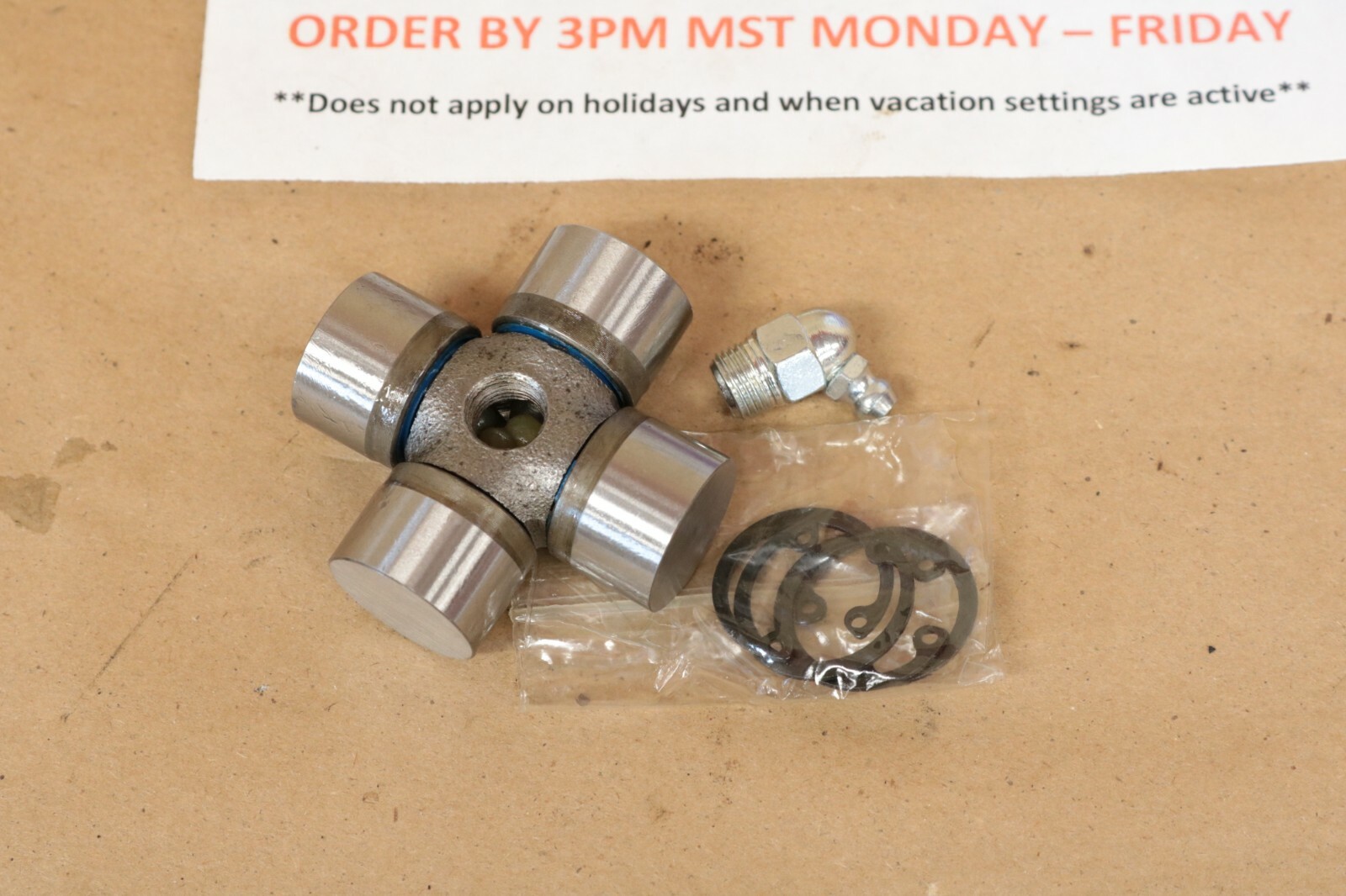 Dana Spicer U Joint PTO Cap Dia .866" Outside Cap To Outside Cap 2.126