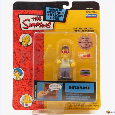 ザ・シンプソンズ Intelli-Tronic フィギュア12→8 The Simpsons Database series 12 Intelli-tronic action figure