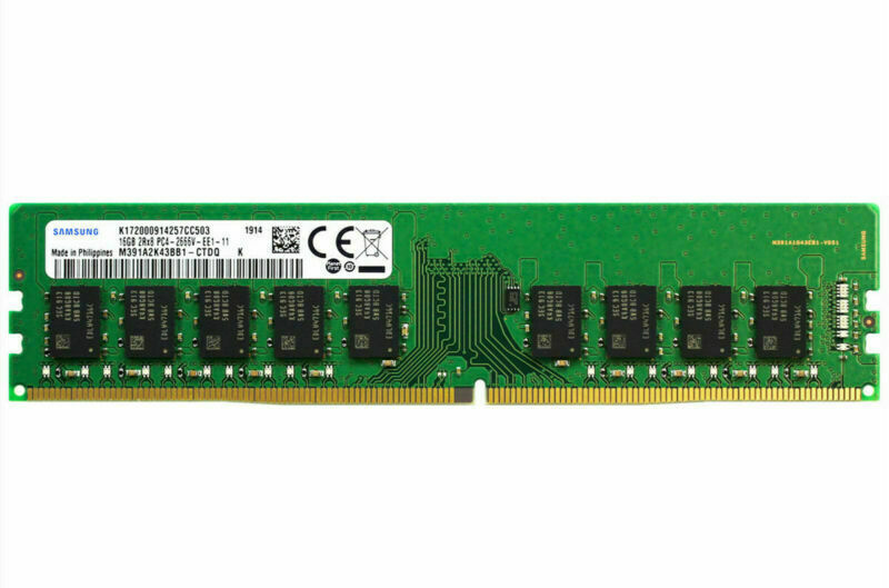 Samsung 16GB DDR4 2RX8 PC4-2666V-EE1-11 ECC | 16 GB | DDR4 SDRAM