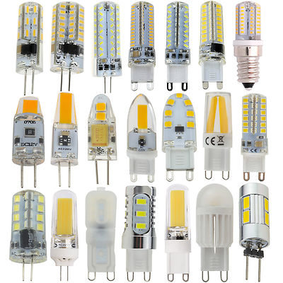 Dimmable G4 G9 E14 Silicone Crystal LED Corn Bulb 3W 5W 6W 7W 9W COB/SMD Light