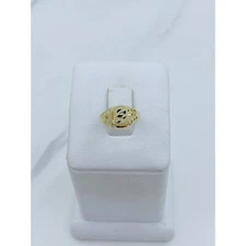 10k solid gold ring initial S baby girl boy - Anillo en oro inicial de niño/a