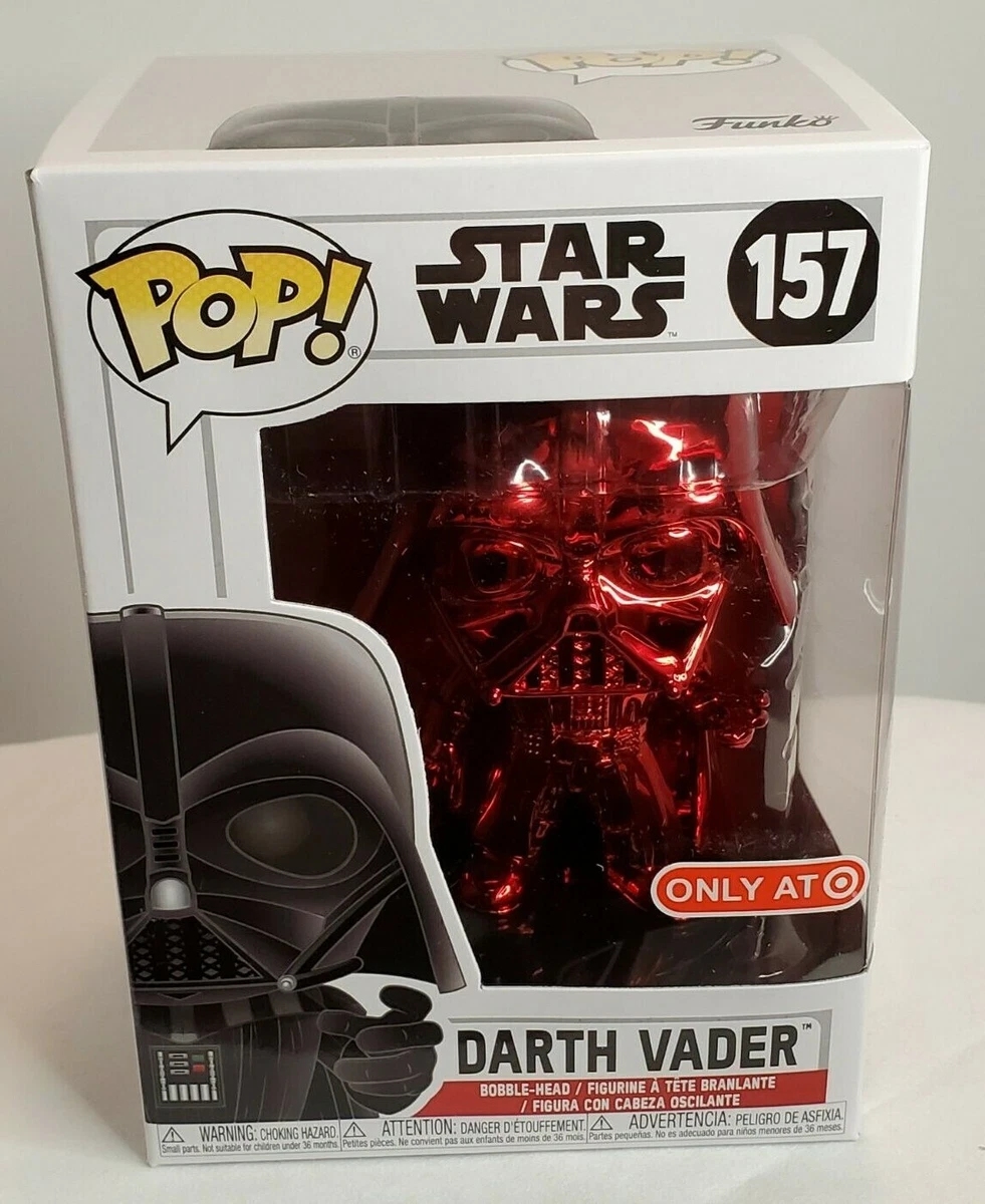 Red chrome darth vader pop sales vinyl