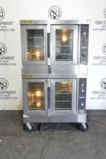 HOBART DOUBLE STACKED PROPANE GAS CONVECTION OVEN MODEL HGC5-10