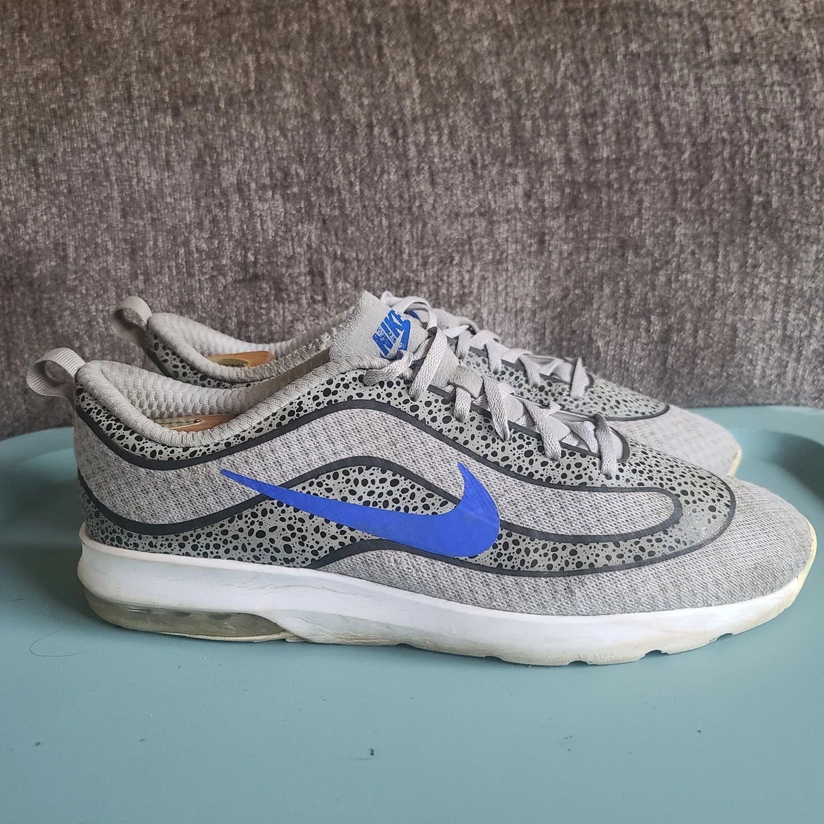Nike Men s Air Max Mercurial 98 Size 13 Gray Blue White Running