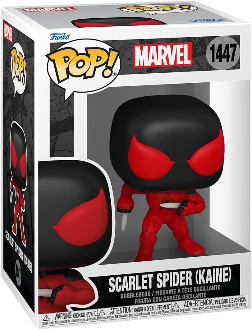 MARVEL SCARLET SPIDER (KAINE) 3.75 POP VINYL FIGURE FUNKO 1447 NEW IN BOX