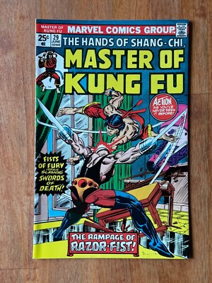 Master of Kung Fu #29 (1975) 1st App Razor-Fist NM- 9.4