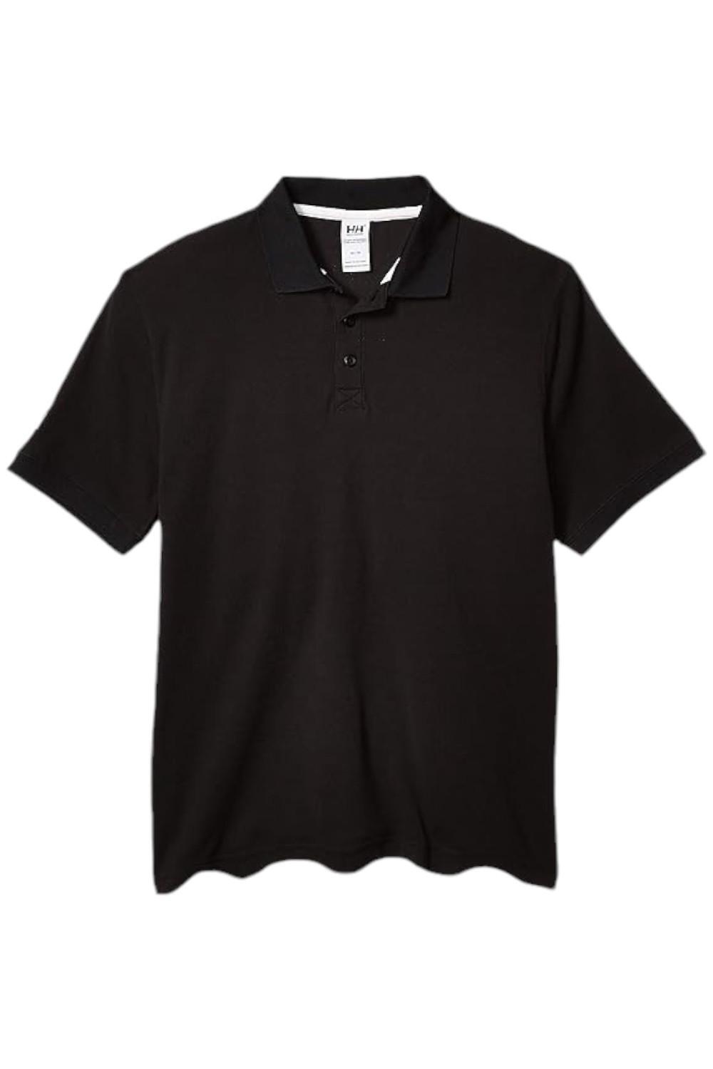 Мужская футболка-поло Riftline Polo с коротким рукавом Helly Hansen черная 9090₽