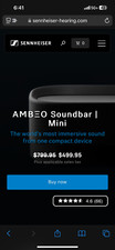 Sennheiser Ambeo Soundbar Mini