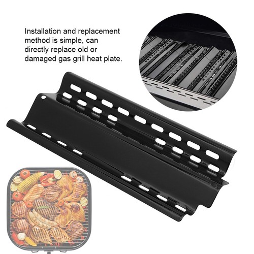 4Pcs Adjustable Gas Grill Heat Tent Shield Plate Kit for BBQ