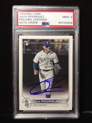2022 Topps Update Julio Rodriguez Rookie Auto PSA 1/1 Ebay 1/1?SP 