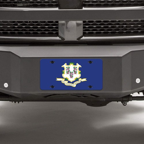 Connecticut State Flag Aluminum Metal Novelty License Plate Tag NEW! - Picture 9 of 10