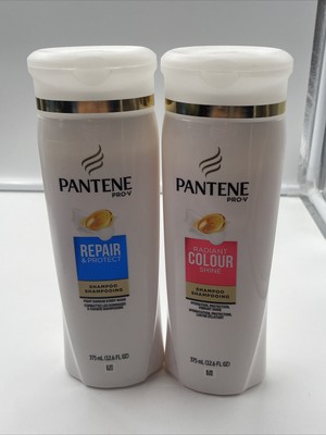2x Pantene Pro-V Repair & Protect Radiant Colour Shine Shampoo 12.6 fl oz 375 ml