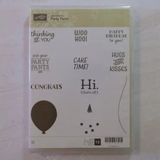 Stampin’ Up! PARTY PANTS Clear-Mount Stamp Set