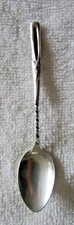 Cane Frank Whiting Sterling Silver Demitasse Spoon