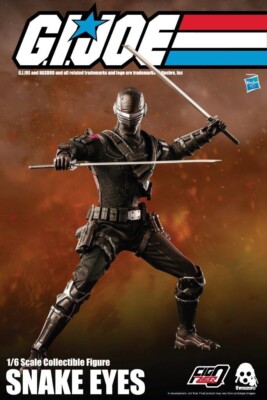 1:6 scale 3A ThreeZero GI Joe Snake Eyes 12