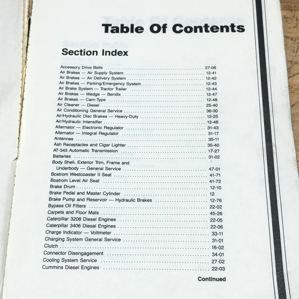 1989 Ford L Series Truck Shop Service Repair Manual Volume L Part # FPS-12111-89 - Image 3 of 4