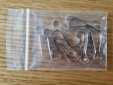 10x Metal Clips - Snap Hooks Small Animal Cage Accessories Hammock Toys 30mm 3cm