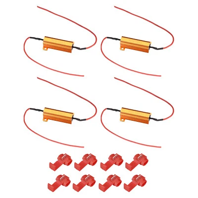 UXCELL Résistance 50W 10ohm Ampoule LED Flash Hyper Code erreur clignotant 4Pcs