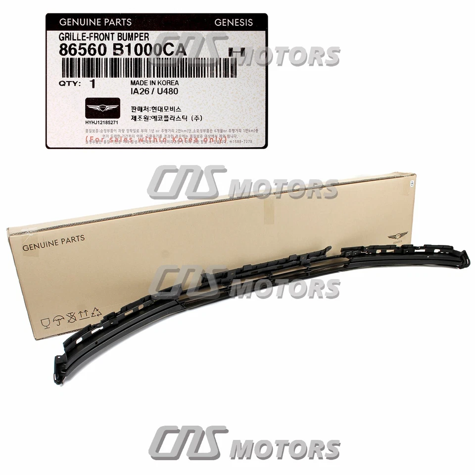 Front Bumper Lower Grille ⭐GENUINE⭐ for 2015-2017 Genesis G80 3.8L 86560B1000CA Foto 2 de 4