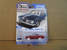 Autoworld 1965 Plymouth Barracuda Formula S Chase Car Free Ship
