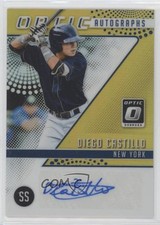 2018 Panini Donruss Optic Gold Prizm 4/10 Diego Castillo #OA-DC Auto v7j