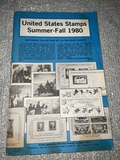 Vintage 1980 United States Stamps Summer-Fall Catalog Littleton Stamp & Coin Co