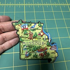 Missouri The Show Me State Artwood Jumbo Fridge Magnet