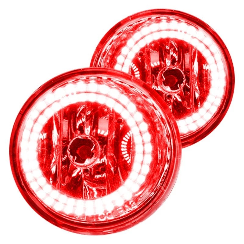 LED Fog Lights Halo Ring Lights Red For 2004-2007 Nissan Armada Foto 2 de 4
