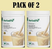 Mezcla de batido nutricional de comida saludable fórmula 1 a base de hierbas vainilla 750 g PACK DE 2
